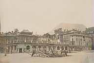 Das beschädigte Palais Campofranco 