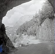 Völser Strasse: der erste Tunnel. 