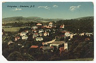 Panorama del paese e del bosco circostante.