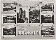 Tableau zusammengesetzt aus acht Bildern der Dolomiten 