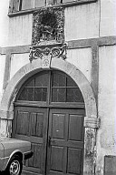 Portale della residenza Rosengarten (casa natale di Johann Kravogl)