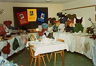 Esposizione di manufatti delle allieve.