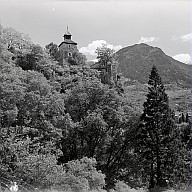 Castel San Zeno, veduta dalla passeggiata Gilf.