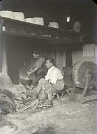 La malga Ben, Mario Geat e il malgaro.